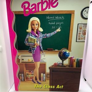 Barbie The Class Act Hardcover Book